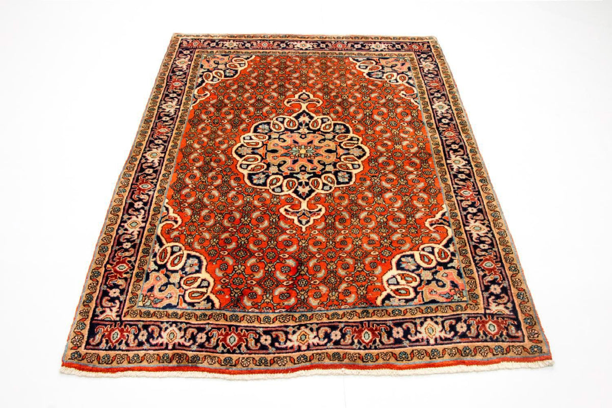 Tapis persan - Bidjar - 165 x 120 cm - orange