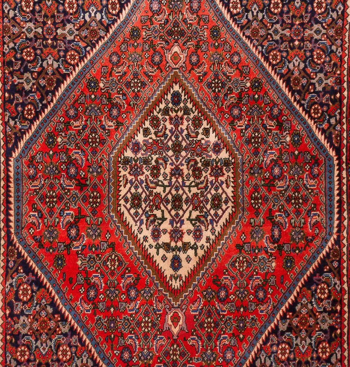 Tapis persan - Bidjar - 181 x 120 cm - rouge