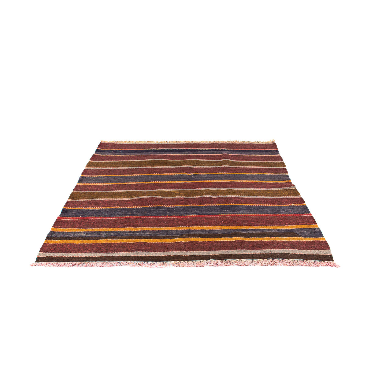 Tapis Kelim - Vieux carré  - 155 x 135 cm - multicolore