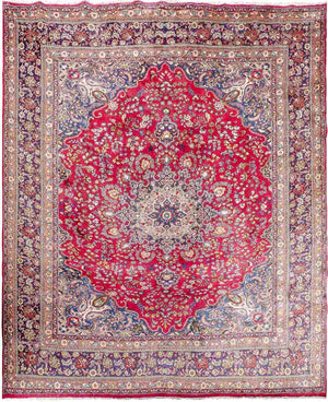 Tapis persan - Classique - 396 x 298 cm - rouge