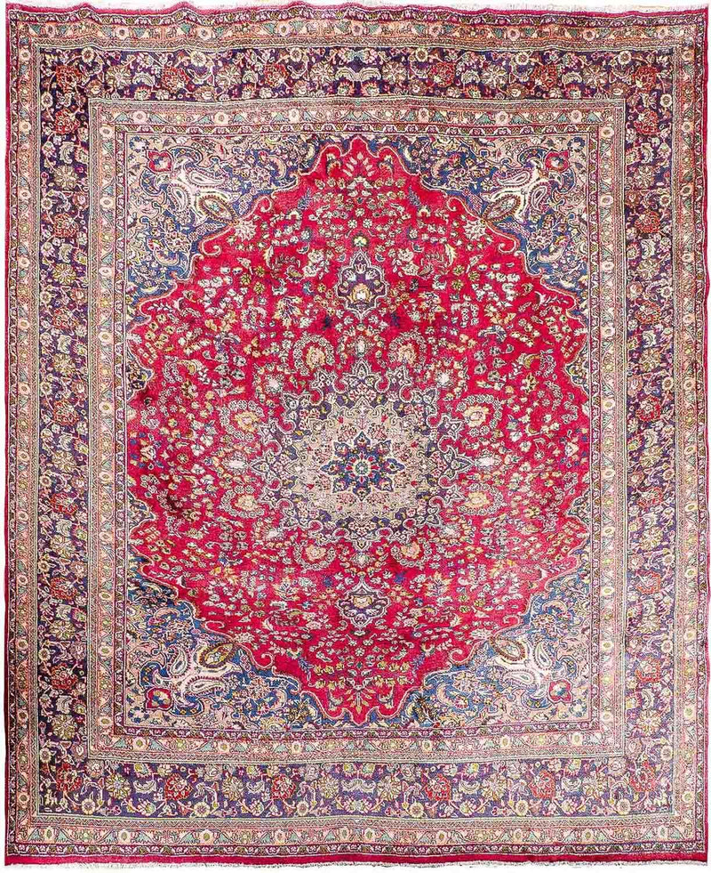 Tapis persan - Classique - 396 x 298 cm - rouge