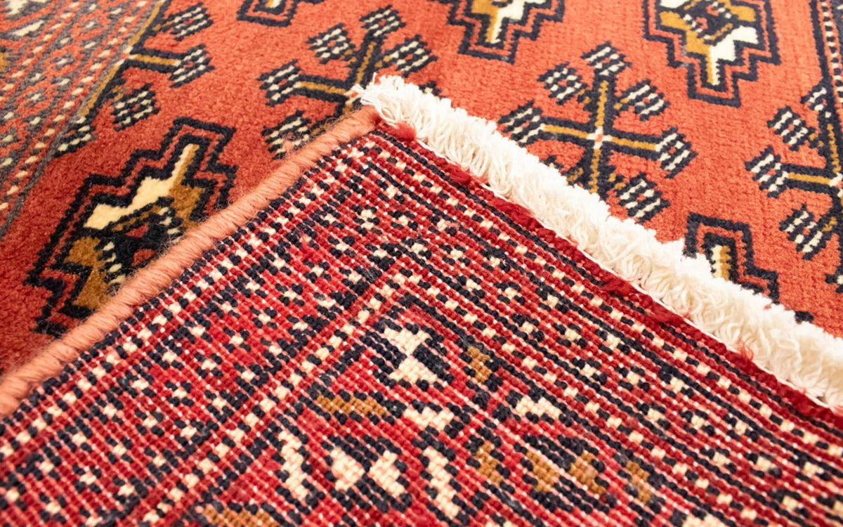 Tapis de couloir Tapis Turkaman - 100 x 50 cm - rouge