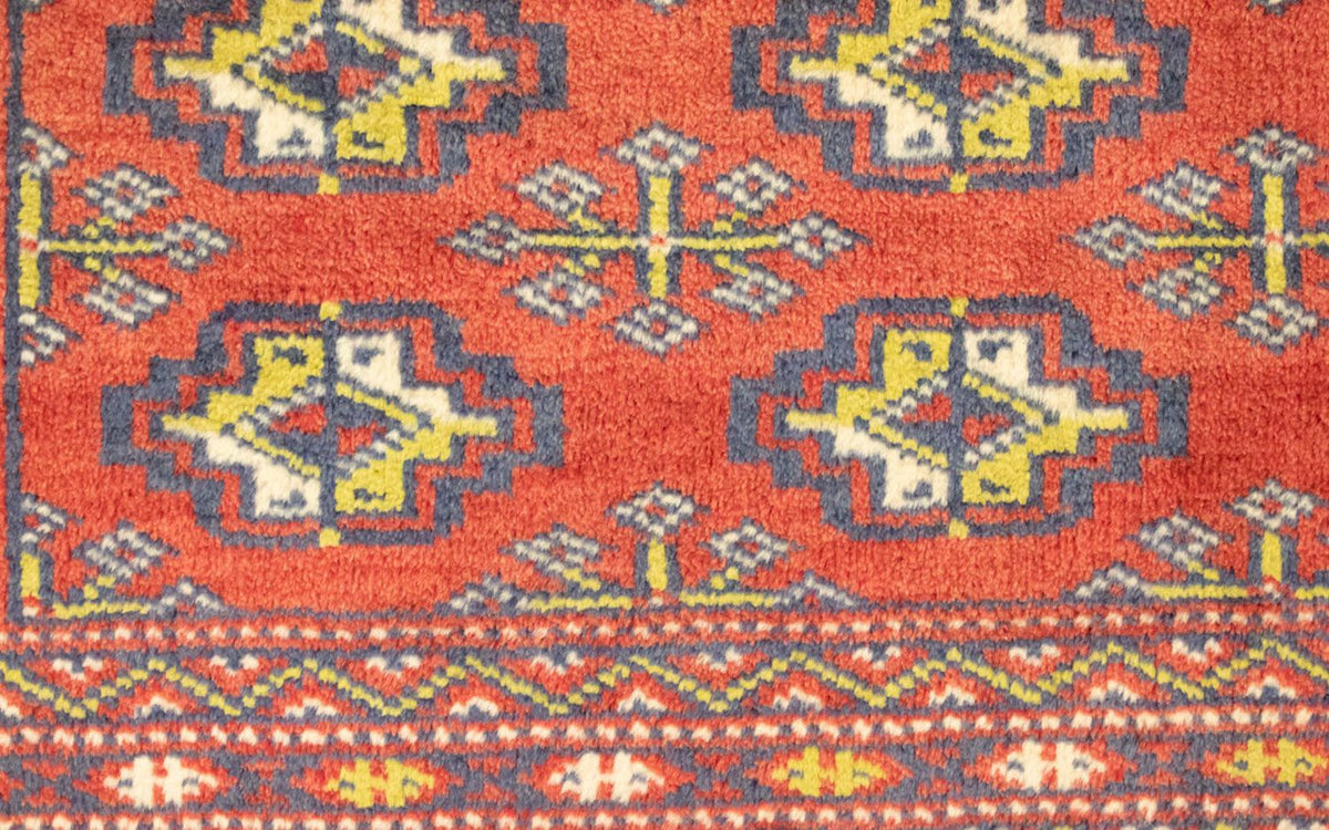Tapis de couloir Tapis Turkaman - 100 x 50 cm - rouge