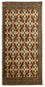 Tapis de couloir Tapis Turkaman - 100 x 50 cm - beige