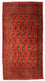 Tapis de couloir Tapis Turkaman - 100 x 50 cm - rouge