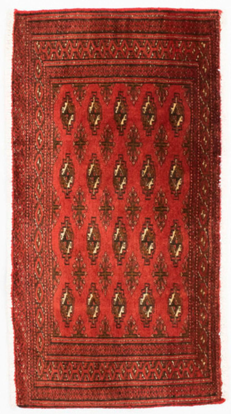 Tapis de couloir Tapis Turkaman - 100 x 50 cm - rouge