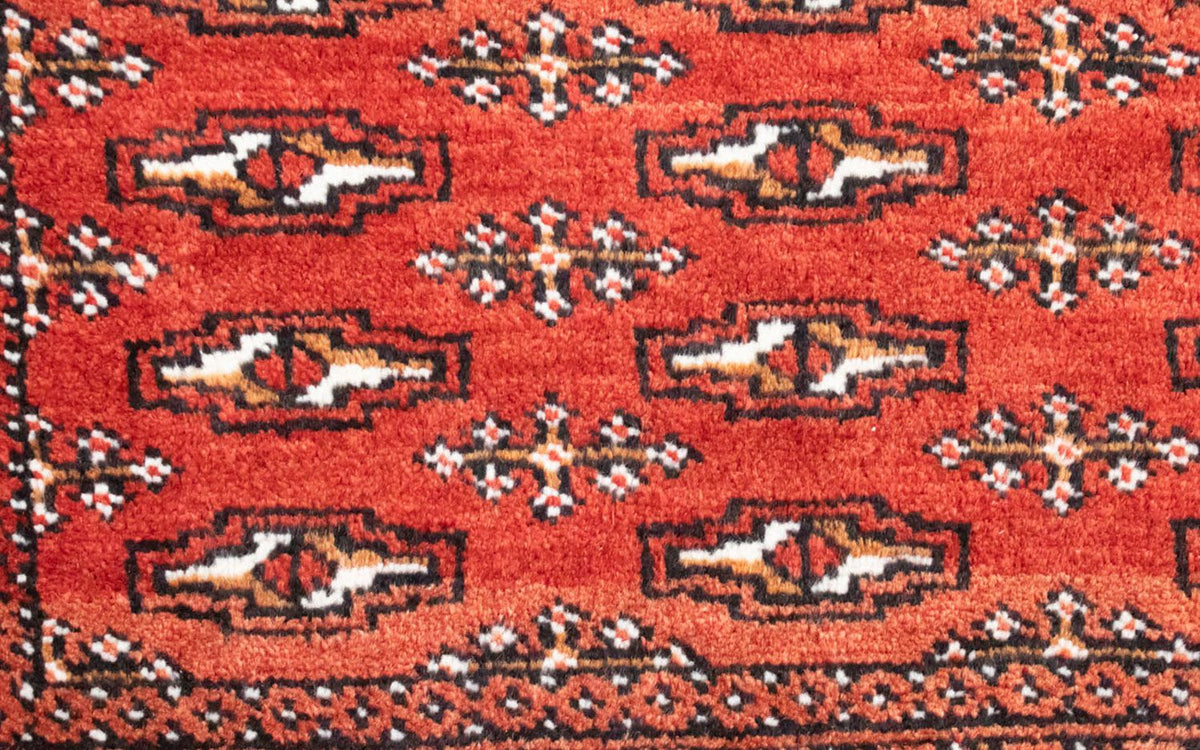 Tapis de couloir Tapis Turkaman - 100 x 50 cm - rouge