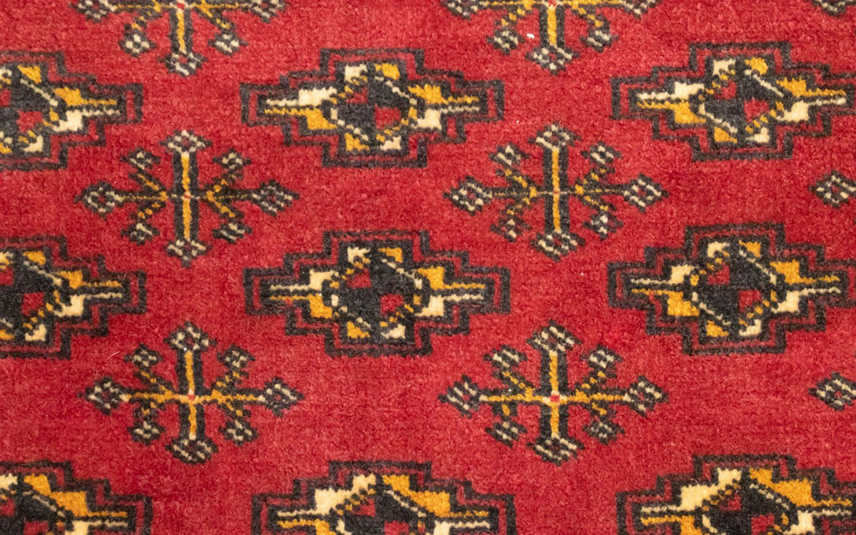 Tapis de couloir Tapis Turkaman - 100 x 50 cm - rouge