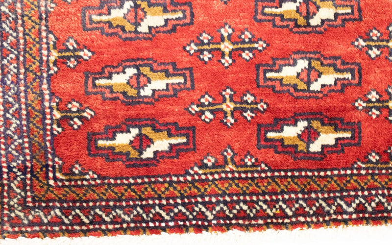 Tapis de couloir Tapis Turkaman - 100 x 50 cm - rouge
