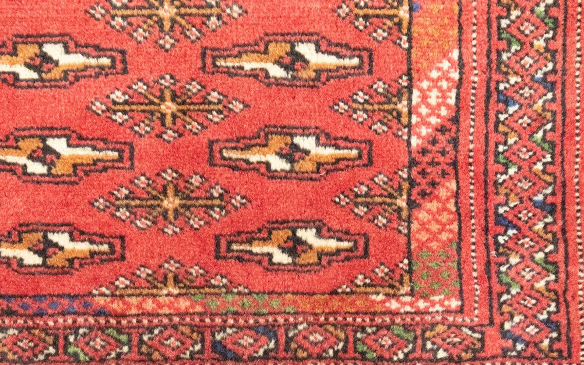 Tapis de couloir Tapis Turkaman - 100 x 50 cm - rouge