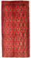 Tapis de couloir Tapis Turkaman - 100 x 50 cm - rouge