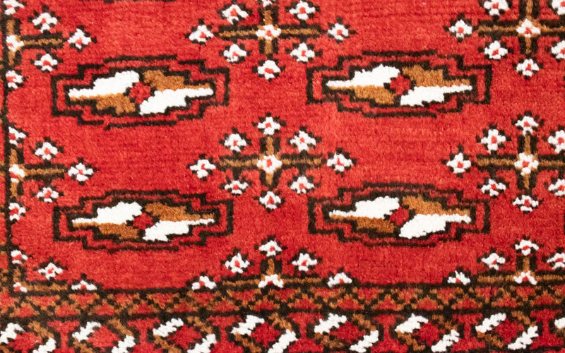 Tapis de couloir Tapis Turkaman - 100 x 50 cm - rouge