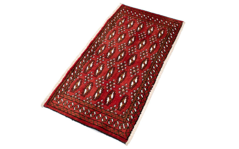 Tapis de couloir Tapis Turkaman - 100 x 50 cm - rouge