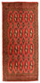 Tapis de couloir Tapis Turkaman - 100 x 50 cm - rouge