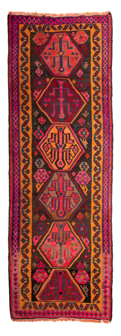 Kilim ancien 142x375cm - multicolore