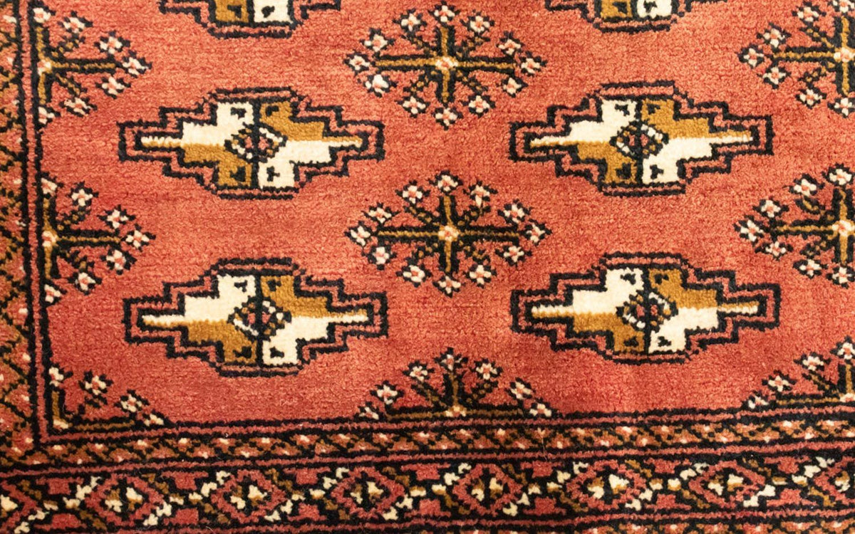 Tapis Turkaman - 130 x 60 cm - rouille