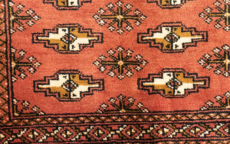 Tapis Turkaman - 130 x 60 cm - rouille
