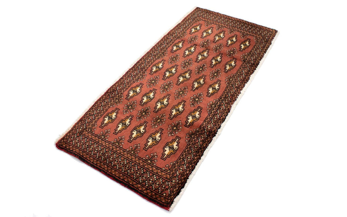 Tapis Turkaman - 130 x 60 cm - rouille