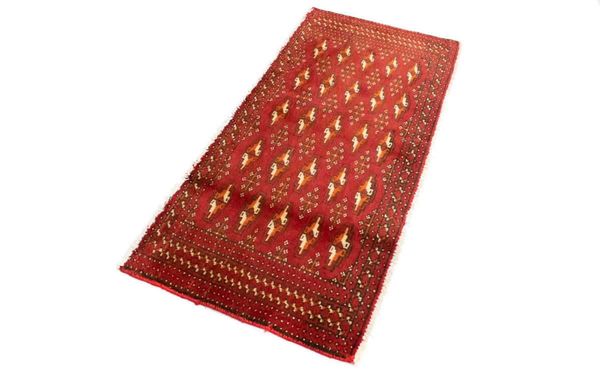 Tapis Turkaman - 130 x 60 cm - rouge