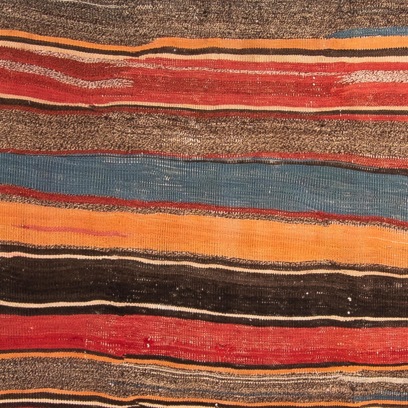 Tapis de couloir Tapis Kelim - Vieux - 330 x 135 cm - multicolore