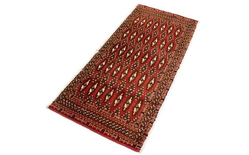 Tapis Turkaman - 130 x 60 cm - rouge