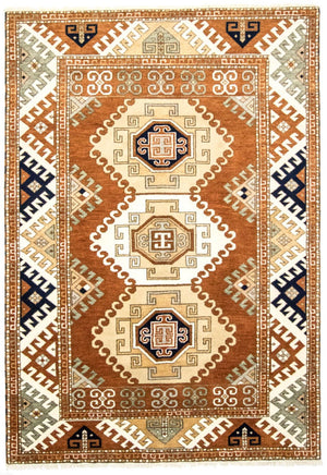 Tapis oriental - 298 x 208 cm - rouille