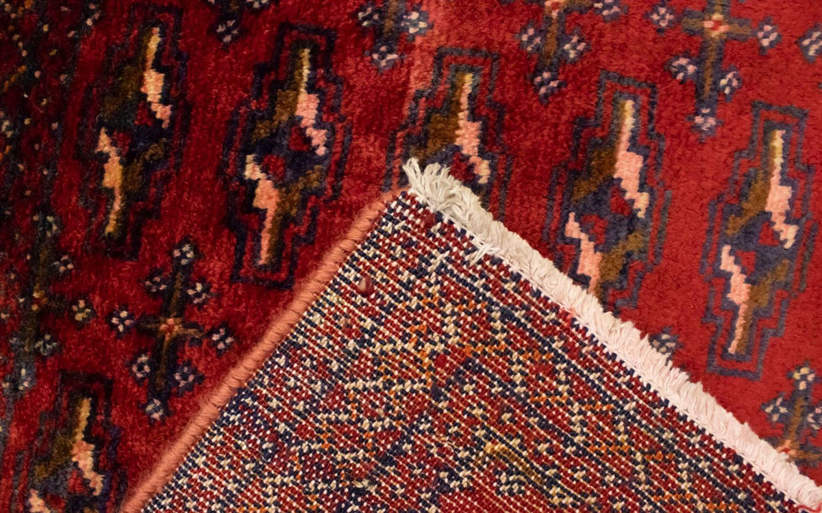 Tapis Turkaman - 130 x 60 cm - rouge