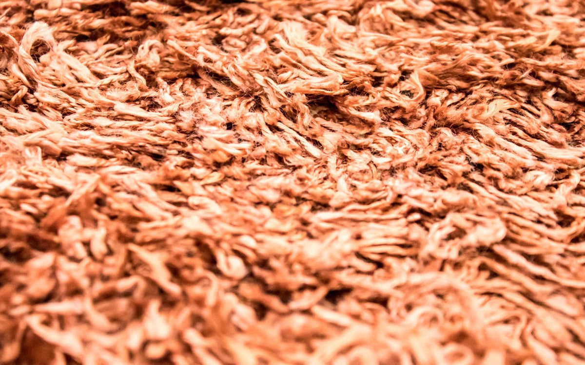 Tapis à poils longs - 332 x 178 cm - orange