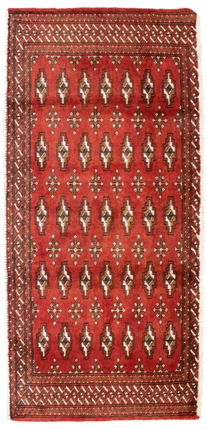 Tapis Turkaman - 130 x 60 cm - rouille
