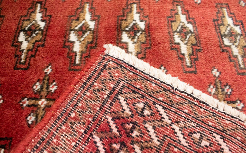 Tapis Turkaman - 130 x 60 cm - rouille