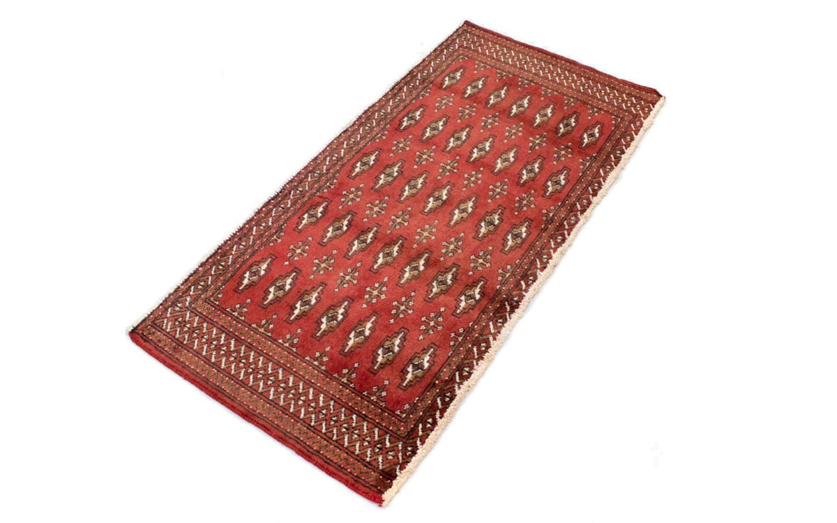 Tapis Turkaman - 130 x 60 cm - rouille