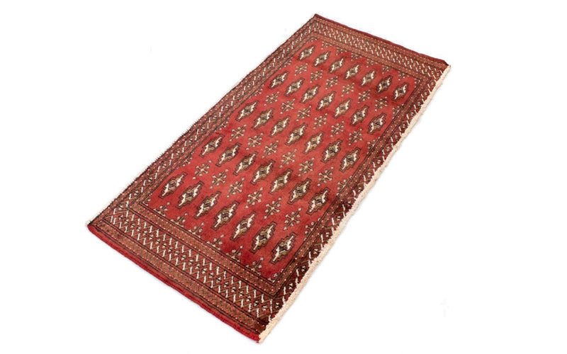 Tapis Turkaman - 130 x 60 cm - rouille