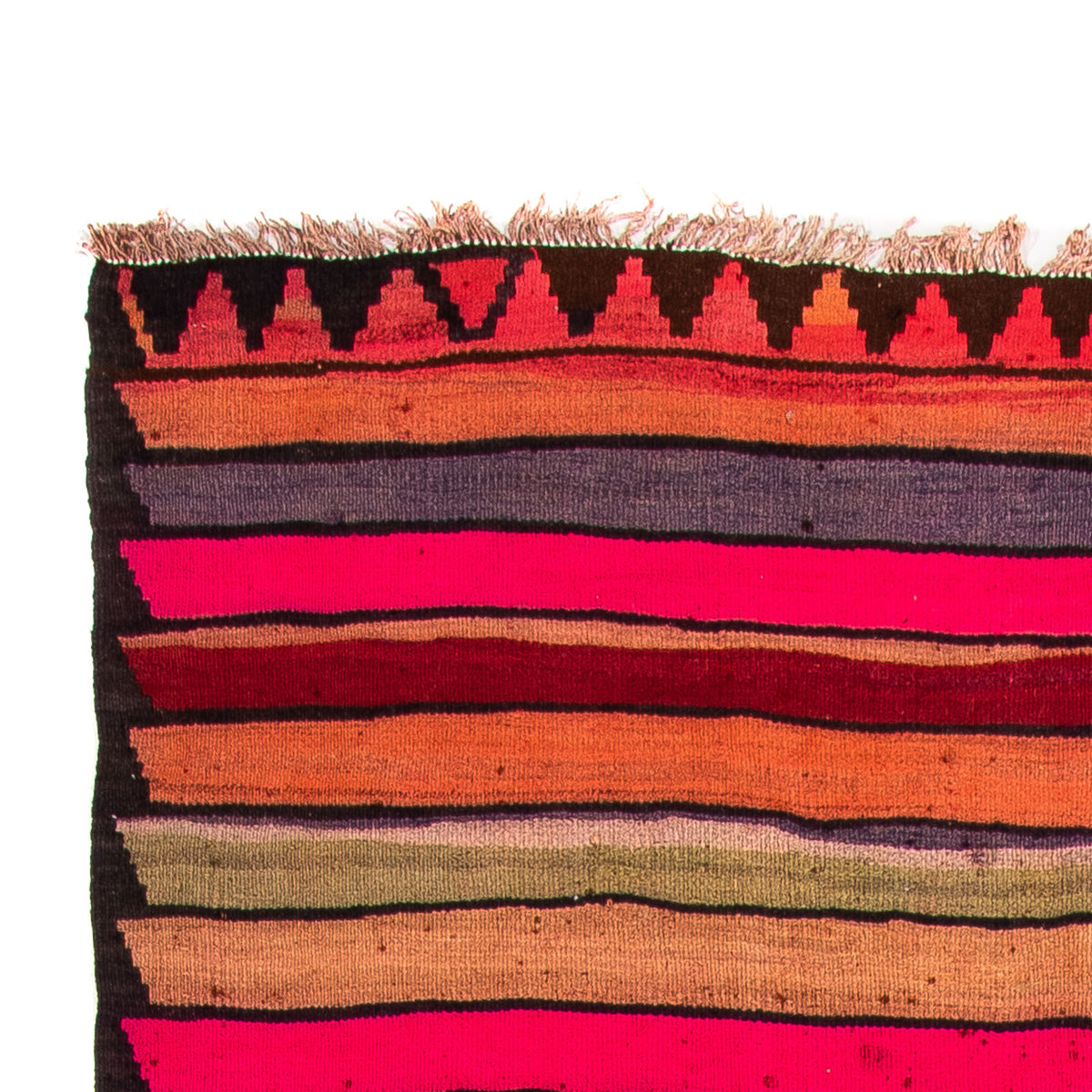 Tapis de couloir Tapis Kelim - Vieux - 325 x 160 cm - multicolore