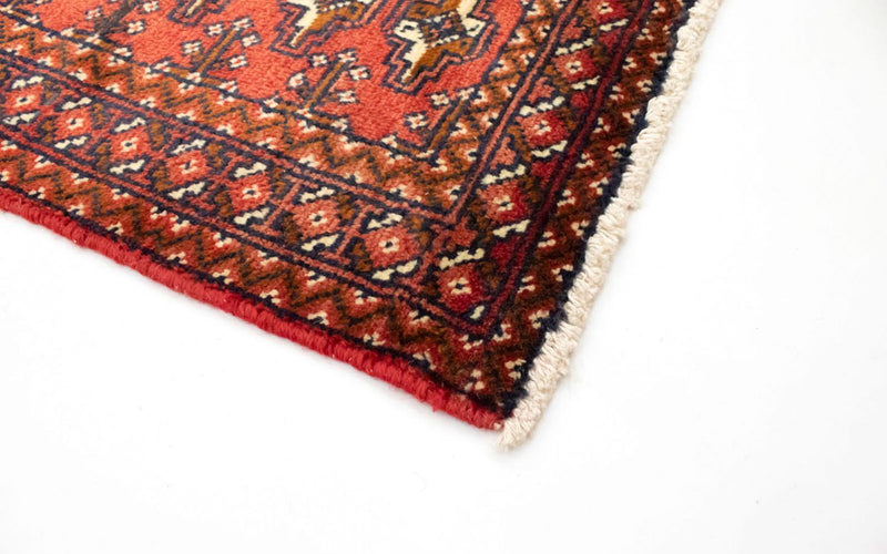 Tapis Turkaman - 130 x 60 cm - rouge