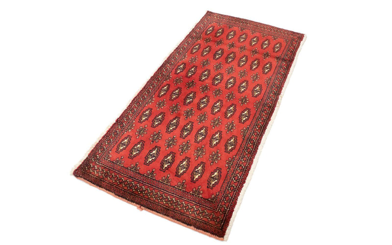 Tapis Turkaman - 130 x 60 cm - rouge