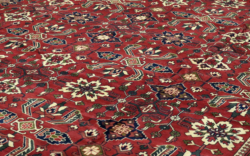 Tapis afghan - Hatschlu - 492 x 401 cm - rouge