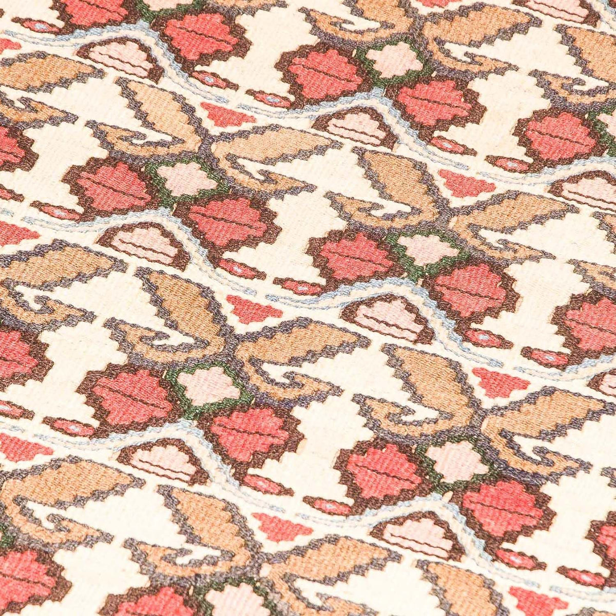 Tapis Kelim - Vieux - 143 x 119 cm - beige