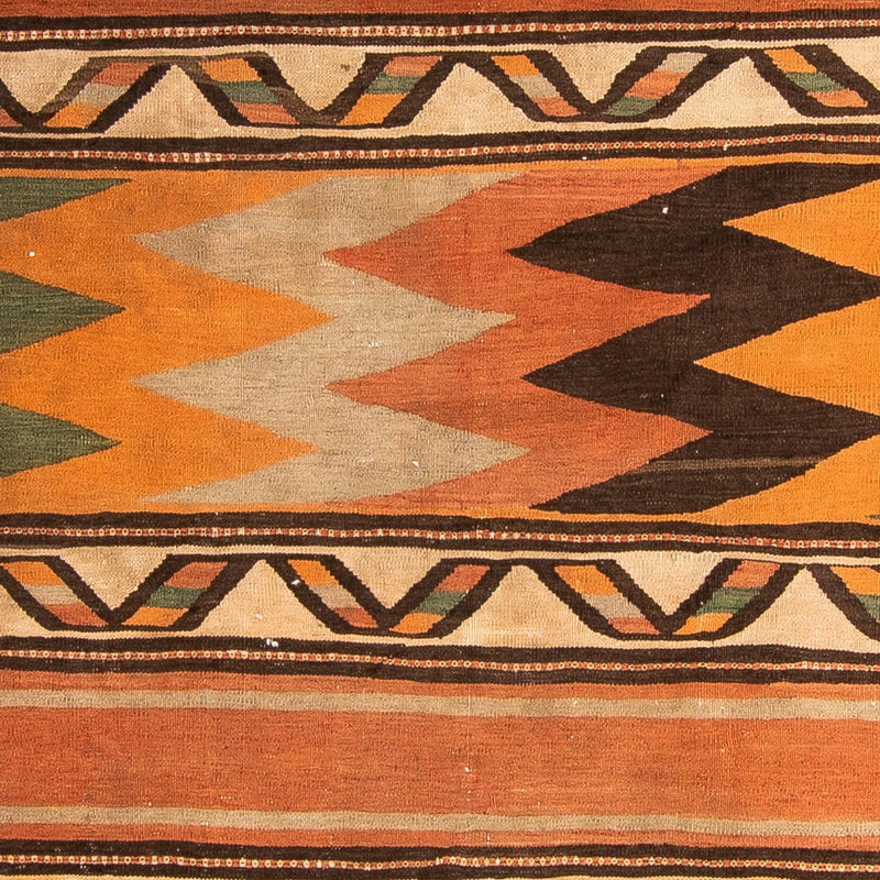 Tapis de couloir Tapis Kelim - Vieux - 340 x 160 cm - multicolore