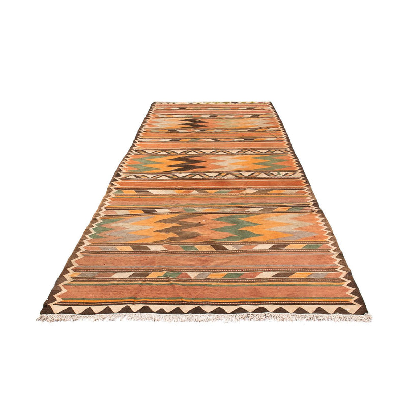 Tapis de couloir Tapis Kelim - Vieux - 340 x 160 cm - multicolore