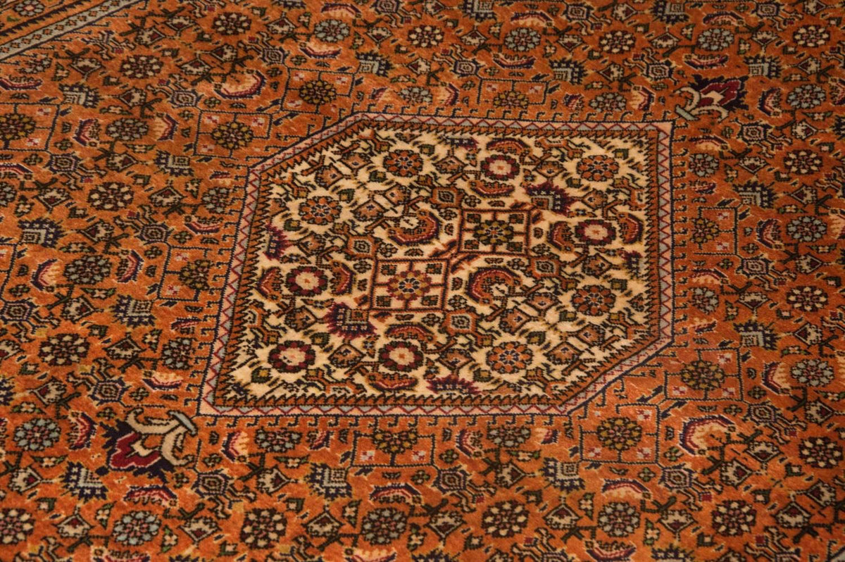 Tapis persan - Bidjar - 190 x 127 cm - marron clair