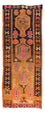 Tapis de couloir Tapis Kelim - Vieux - 245 x 110 cm - multicolore