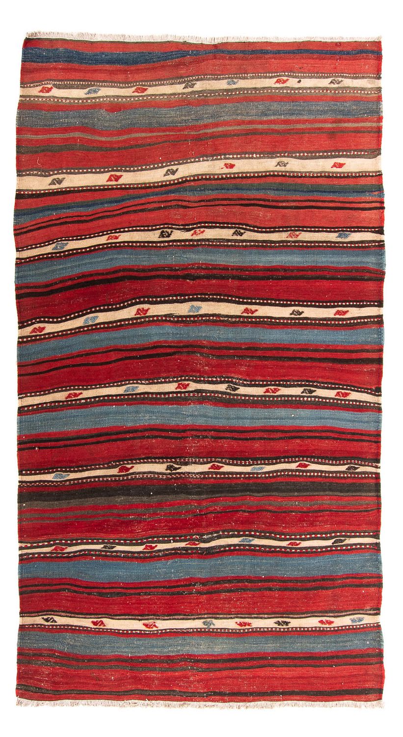 Tapis de couloir Tapis Kelim - Vieux - 250 x 140 cm - multicolore