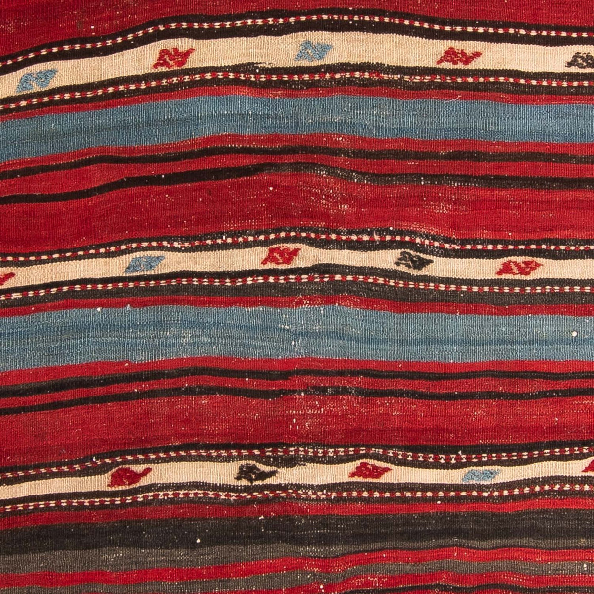 Tapis de couloir Tapis Kelim - Vieux - 250 x 140 cm - multicolore