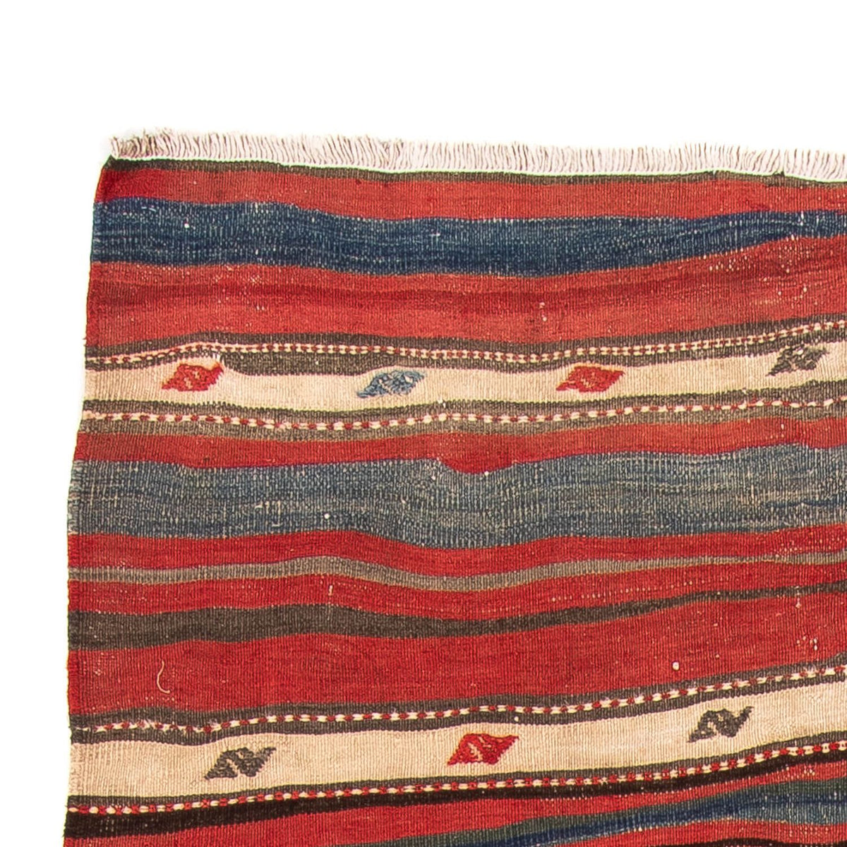 Tapis de couloir Tapis Kelim - Vieux - 250 x 140 cm - multicolore