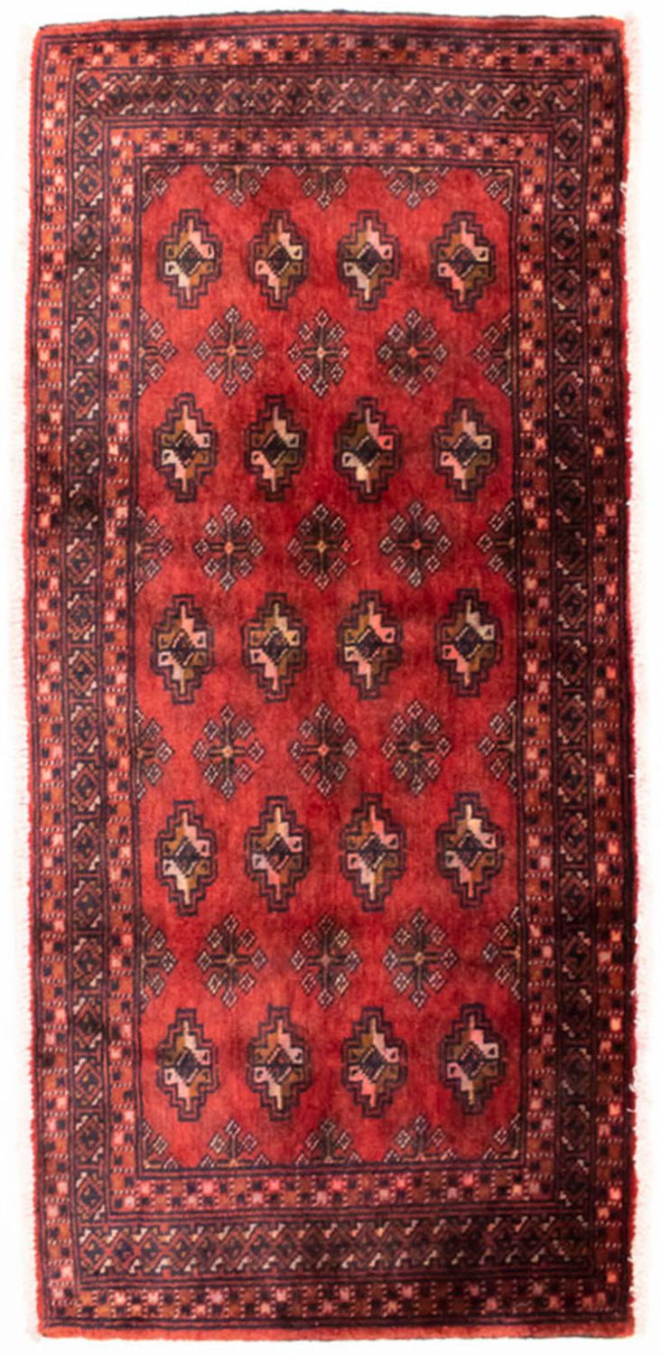 Tapis Turkaman - 130 x 60 cm - rouge