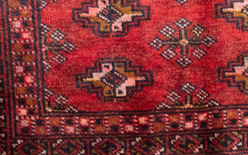 Tapis Turkaman - 130 x 60 cm - rouge