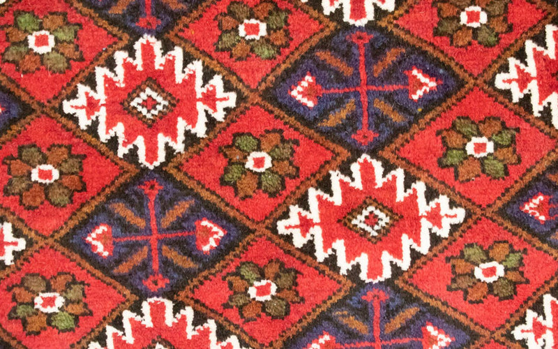 Tapis Turkaman - 130 x 60 cm - rouge