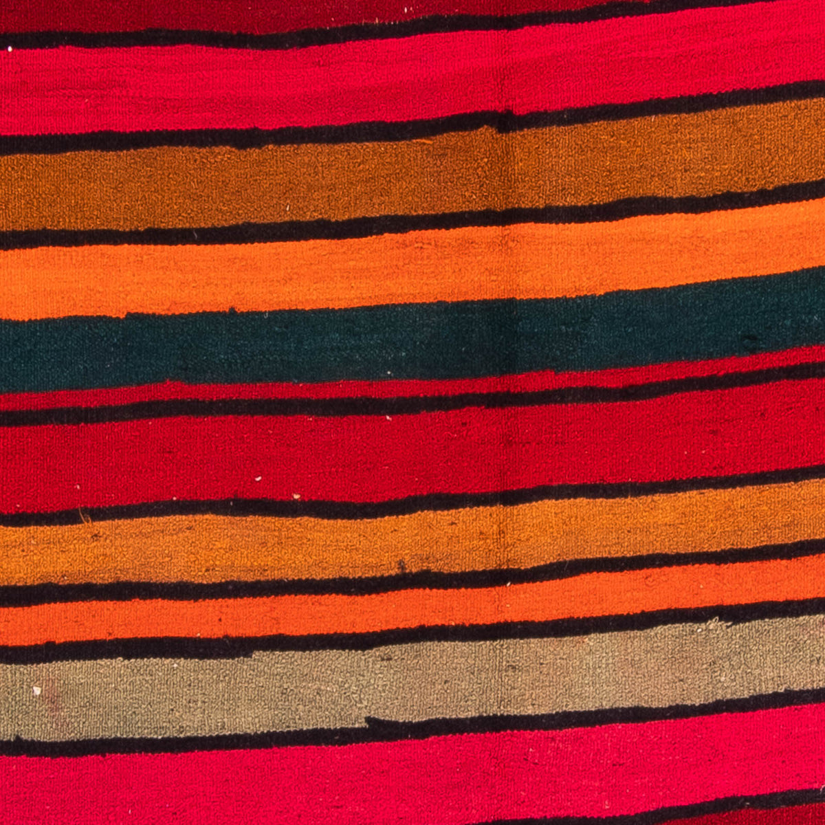 Tapis de couloir Tapis Kelim - Vieux - 350 x 150 cm - multicolore