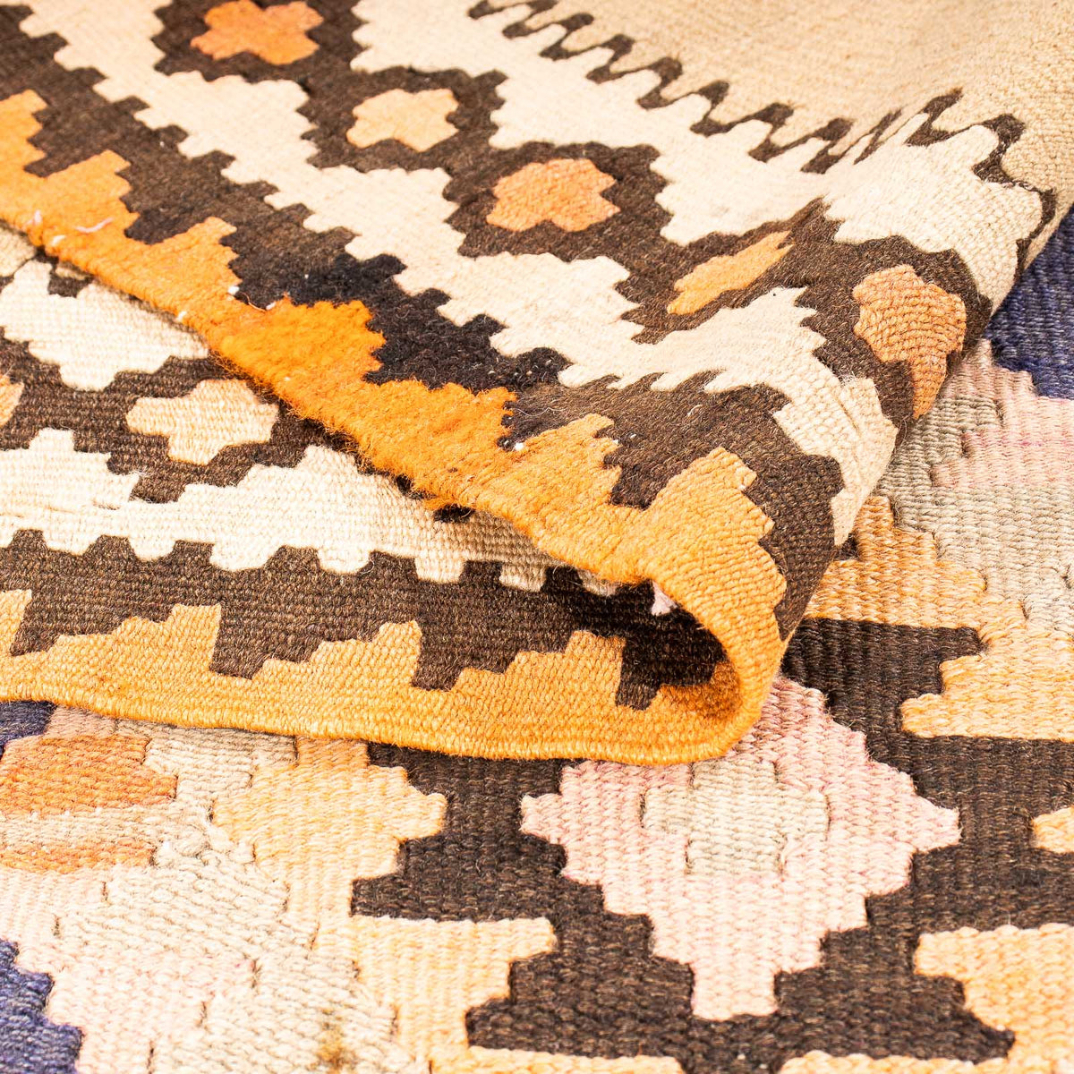 Tapis Kelim - Vieux - 265 x 140 cm - multicolore