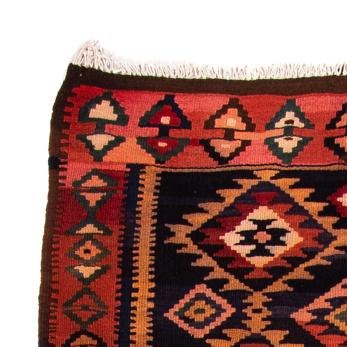 Tapis Kelim - Vieux - 270 x 140 cm - multicolore